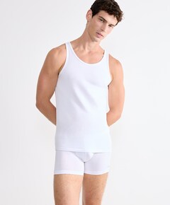 Heren singlet wit