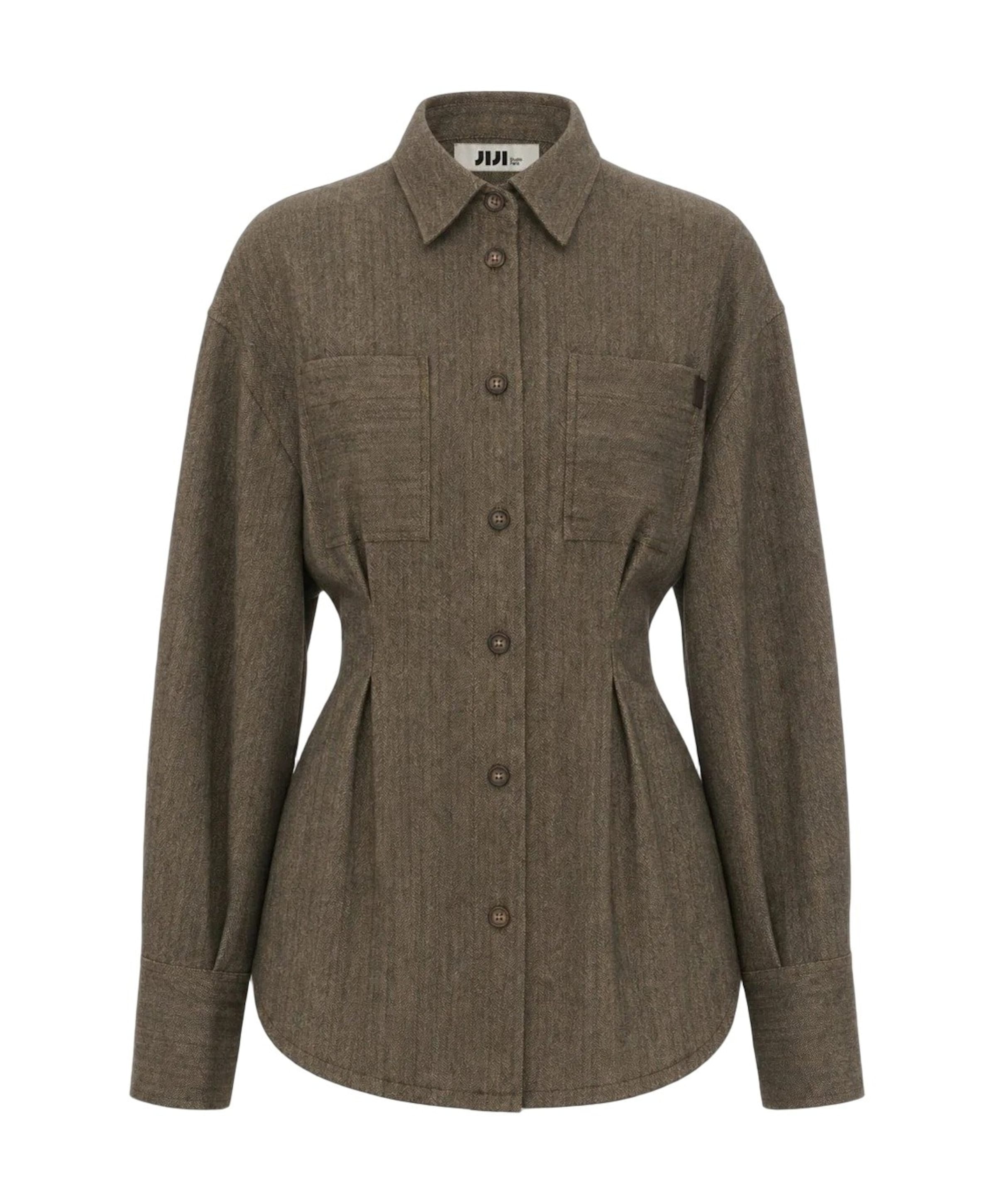 Dames blouse beige