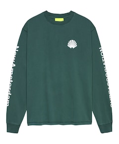 Heren longsleeve groen