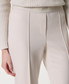 Bootcut Slim dames broek beige