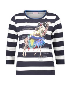 Dames longsleeve blauw