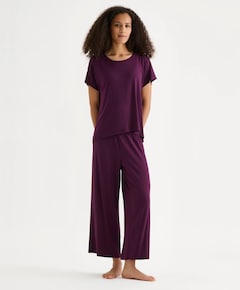 Dames pyjamabroek paars