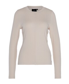 Dames longsleeve beige