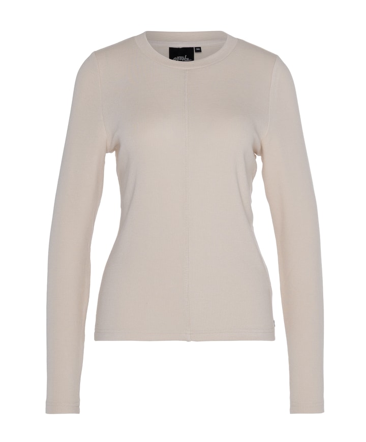 Dames longsleeve beige