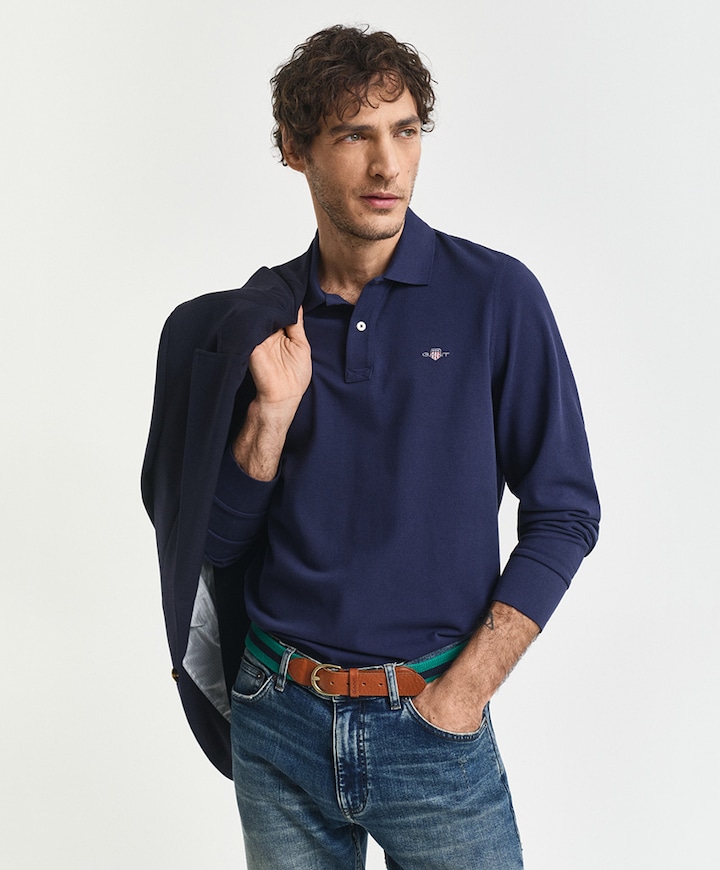 Polo blauw