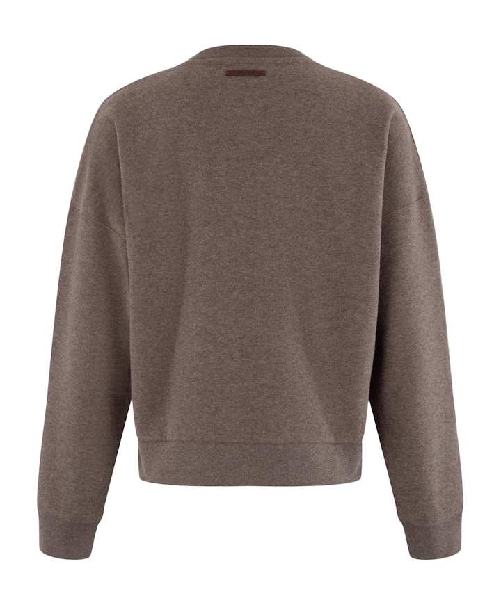 Dames sweater bruin