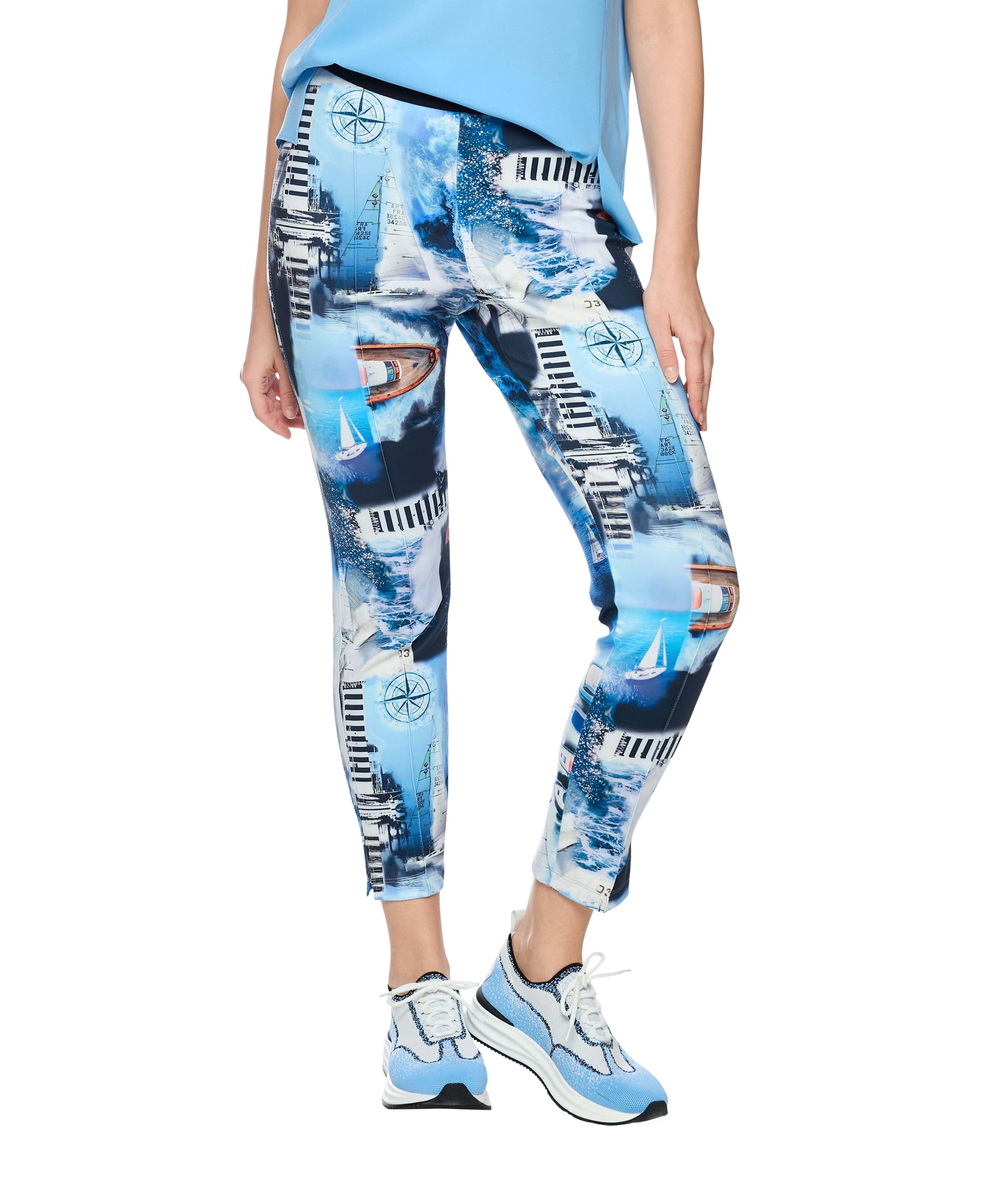 SOFIA dames pantalon blauw