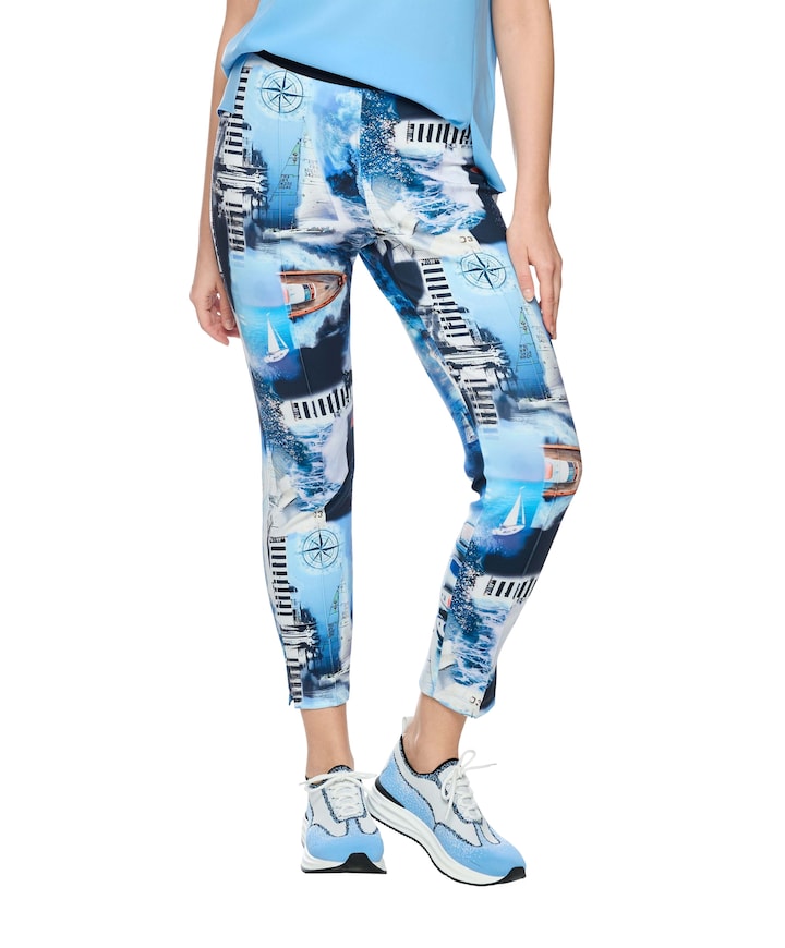 SOFIA dames pantalon blauw