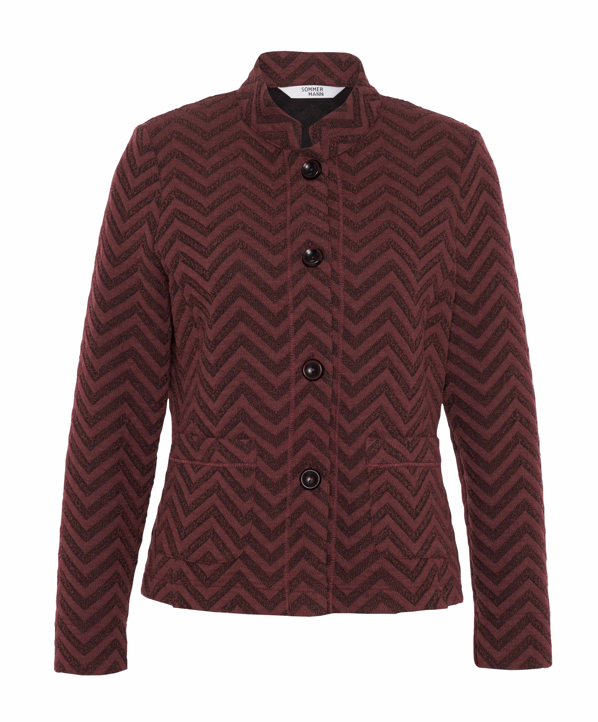 Dames jas bordeaux