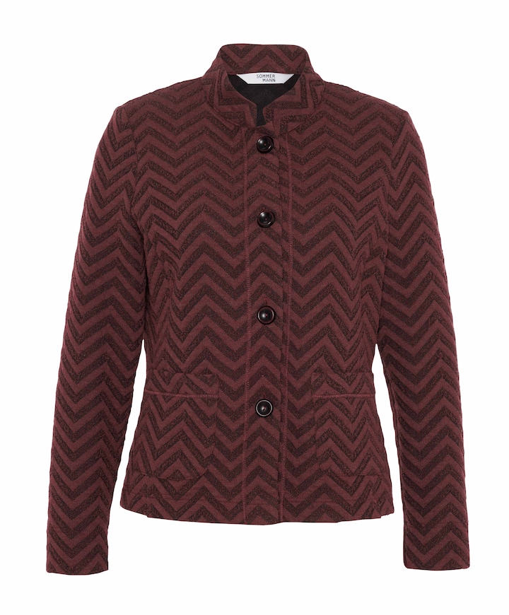 Dames jas bordeaux