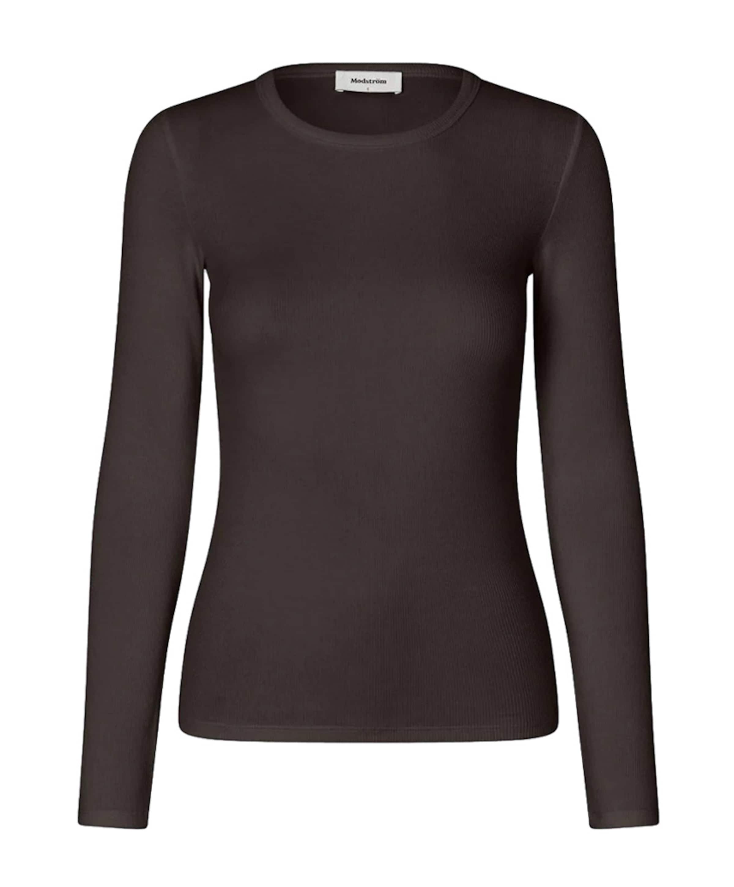 Dames longsleeve bruin