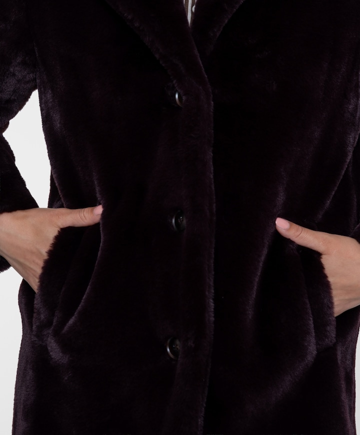 Dames gilet bordeaux
