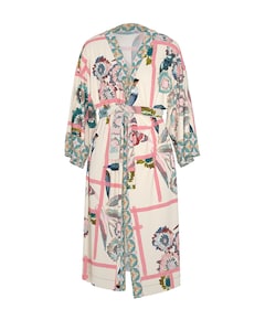 Dames ochtendjas multicolor