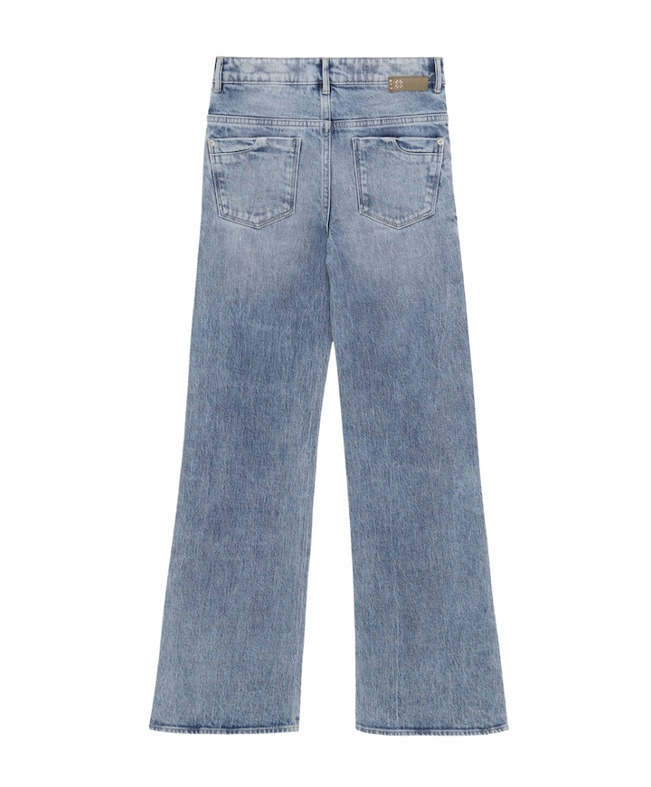 Wide Fit Medium jeans blauw