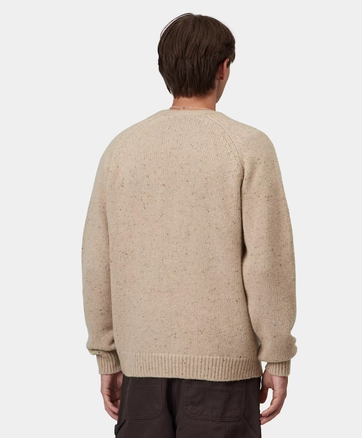 Heren sweater beige