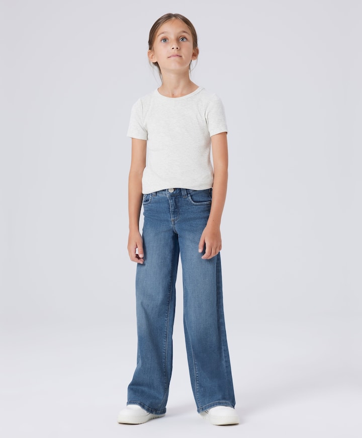 NKFPOLLY X-WIDE JEANS 3057-FR NOOS meisjes jeans blauw
