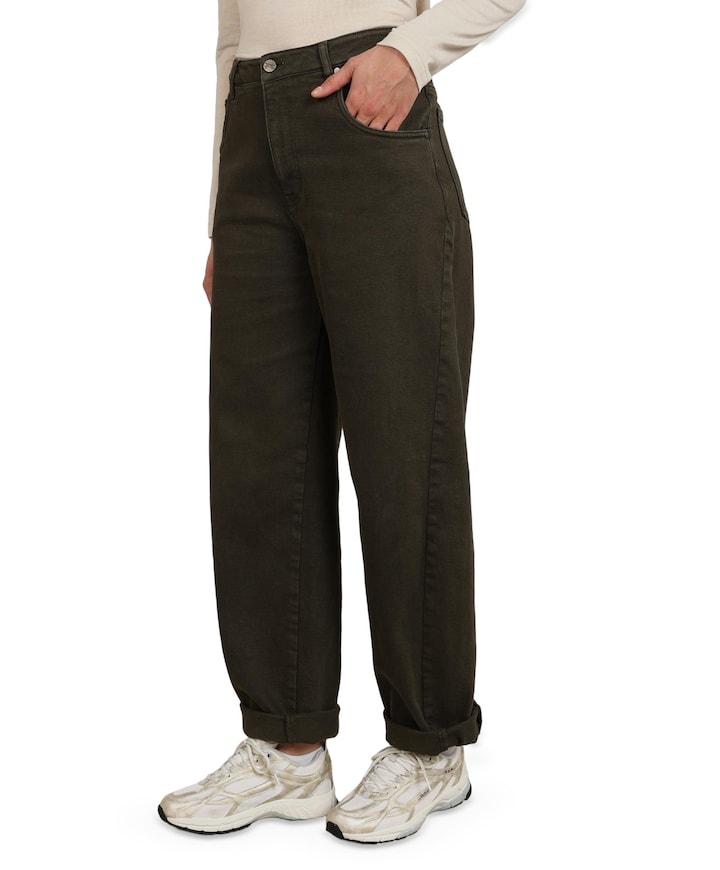 Petra dames jeans groen