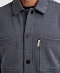 Heren overshirt grijs