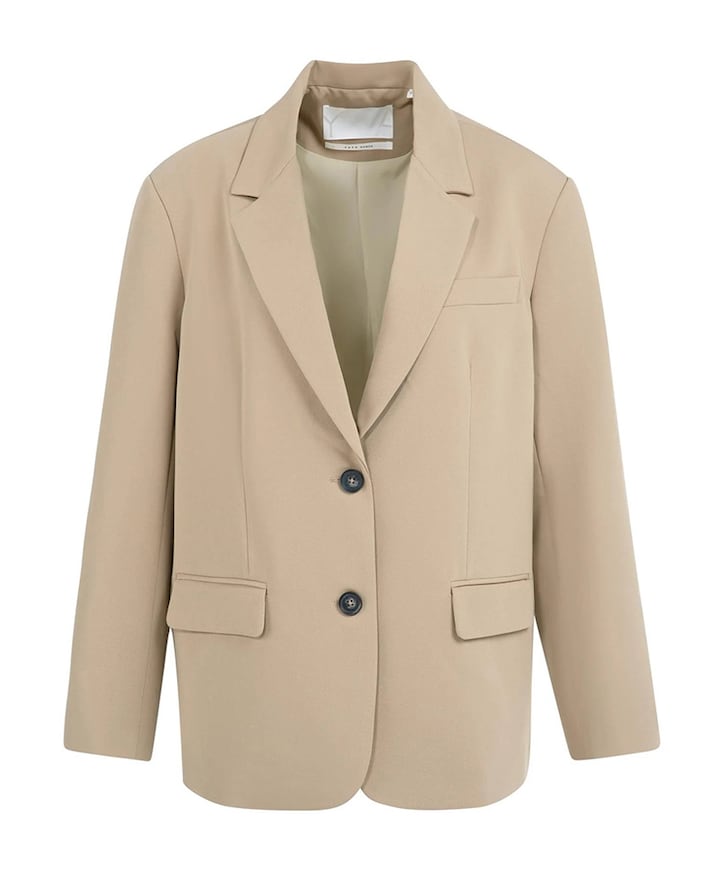 Dames blazer beige