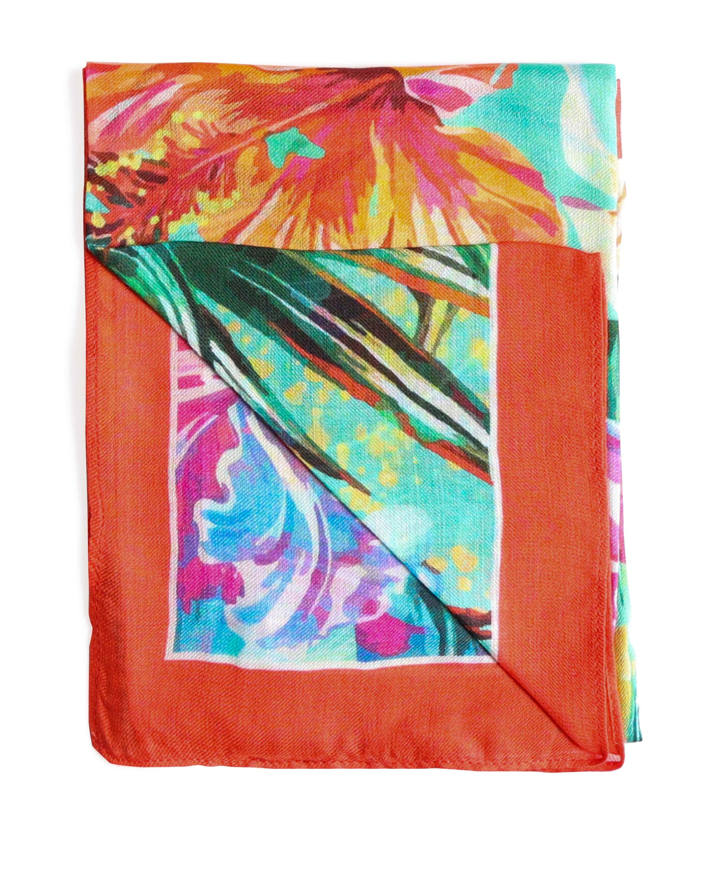 Dames sjaal multicolor