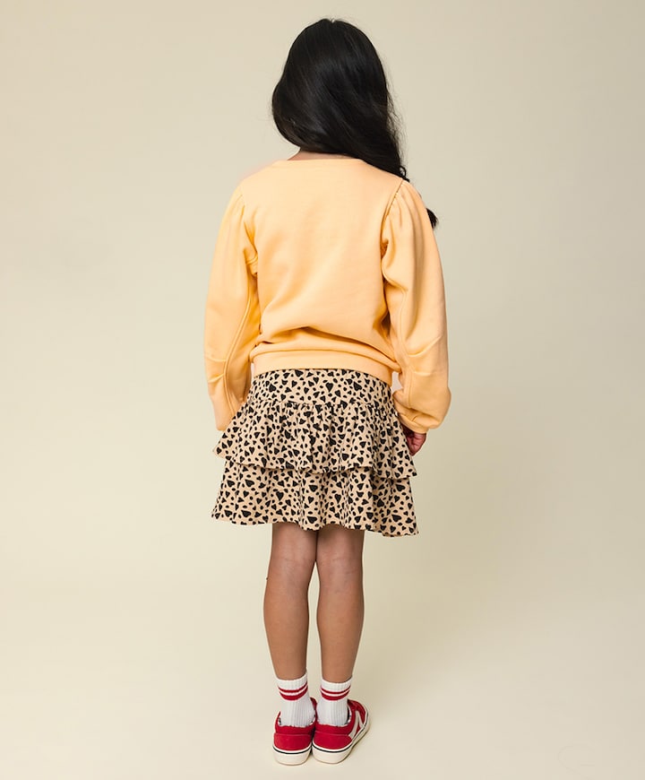 Meisjes sweater geel