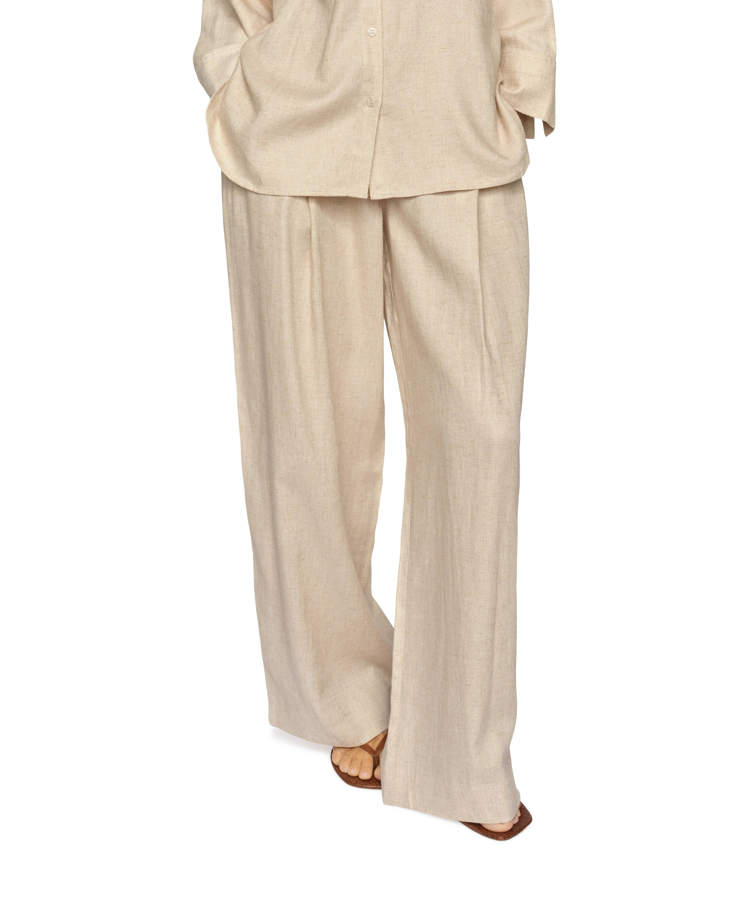 MMIssa Coleen dames broek grijs