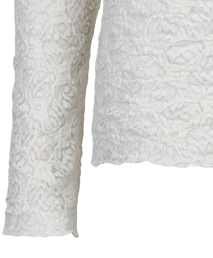 Dames longsleeve ecru