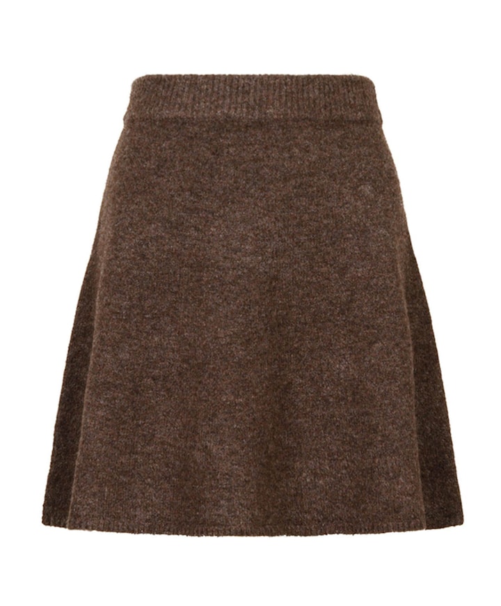Dames rok bruin
