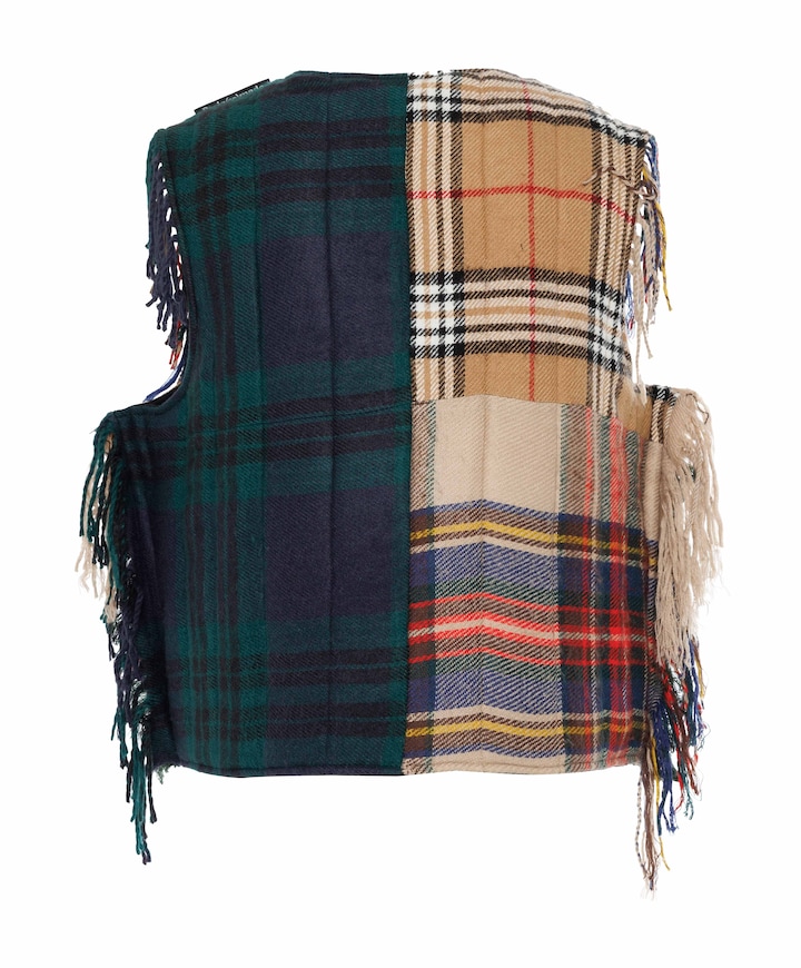 Dames gilet multicolor