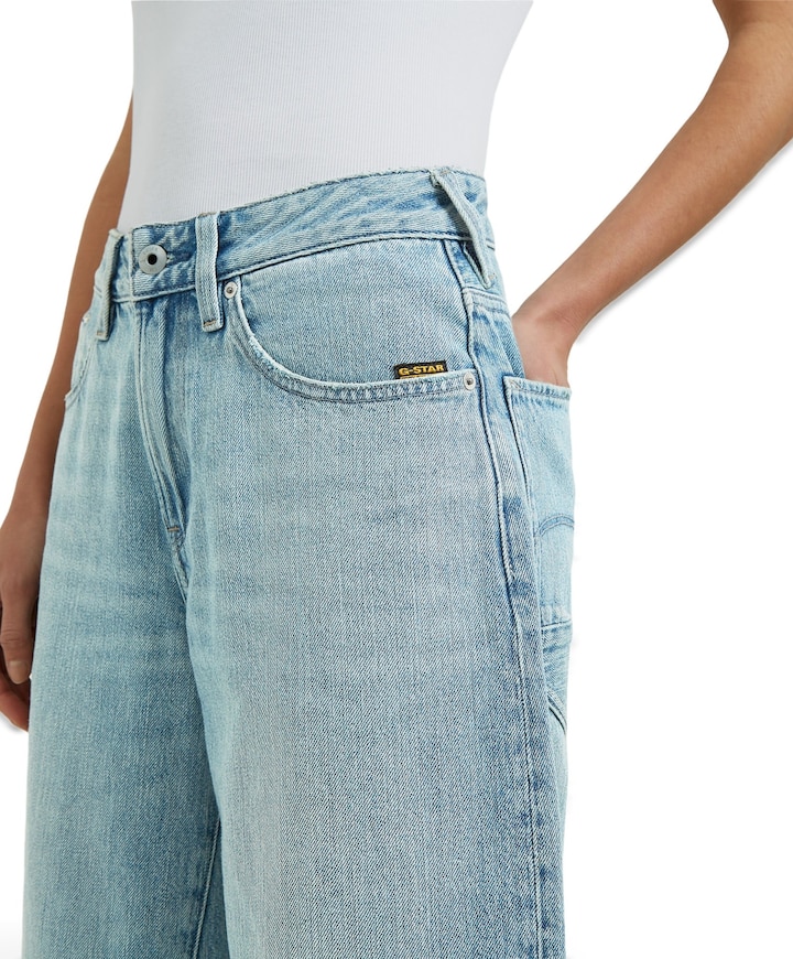 Barrel 3D Loose Wmn dames jeans blauw
