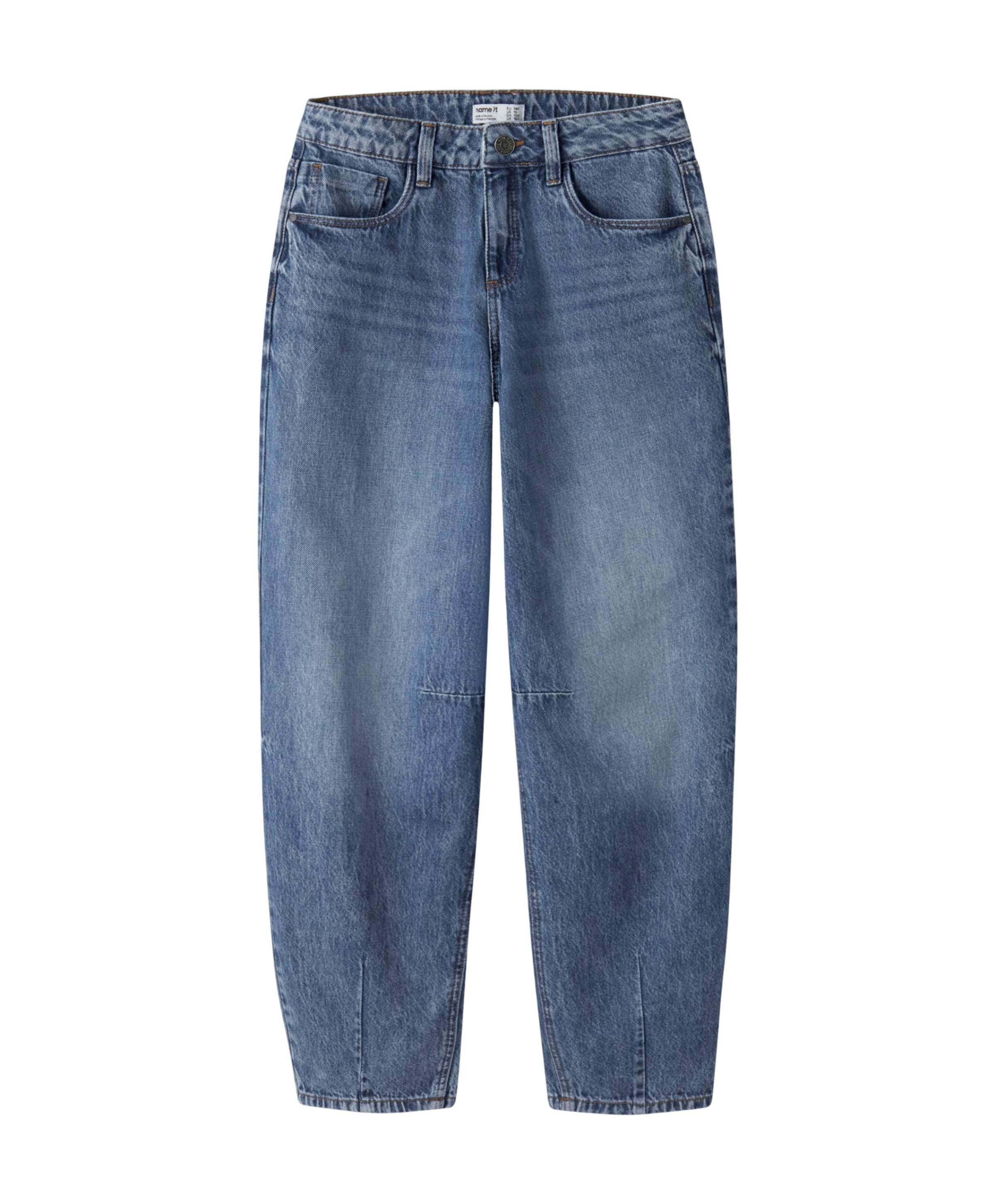 NKFBELLA BARREL JEANS 2113-RM NOOS meisjes jeans blauw