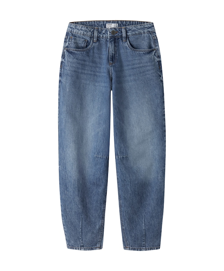 NKFBELLA BARREL JEANS 2113-RM NOOS meisjes jeans blauw