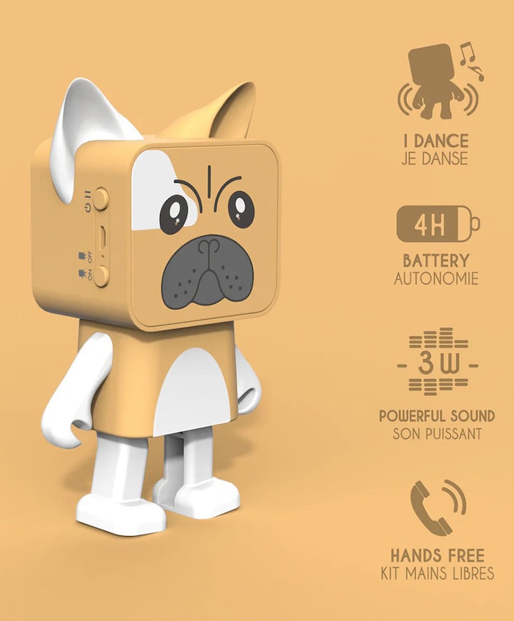 Dancing Bulldog - bluetooth speaker
