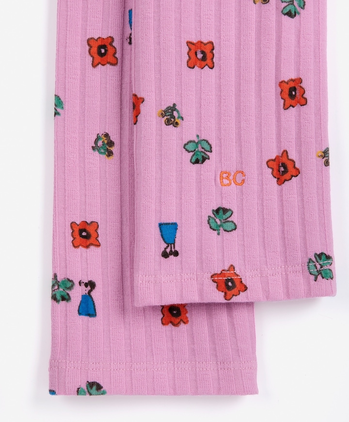 Blossom All Over Leggings meisjes broek roze