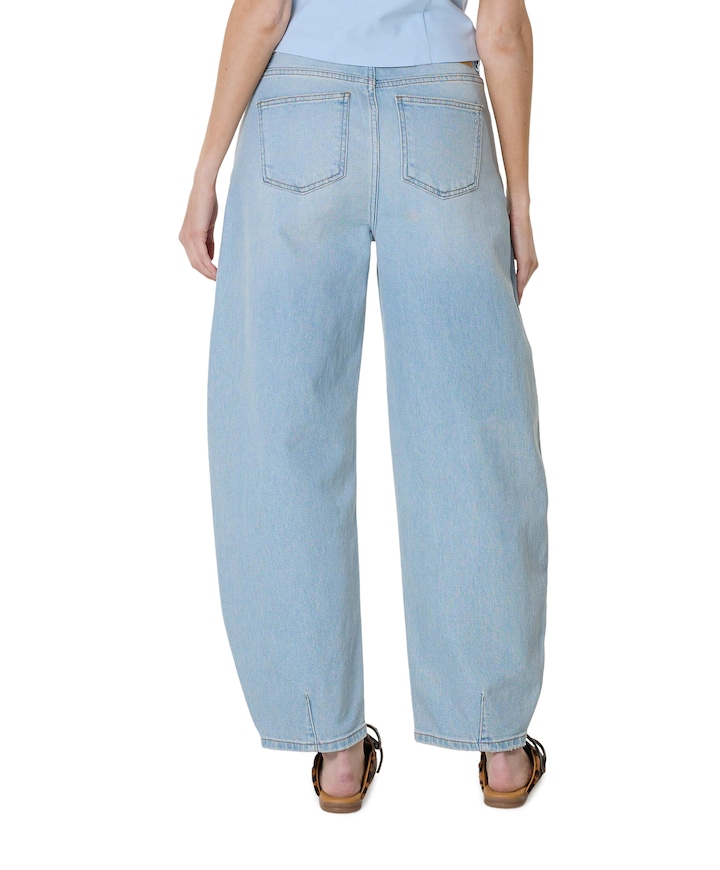 MWLucy 139 Loose Barrel dames jeans blauw