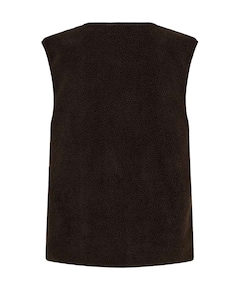 Dames gilet bruin