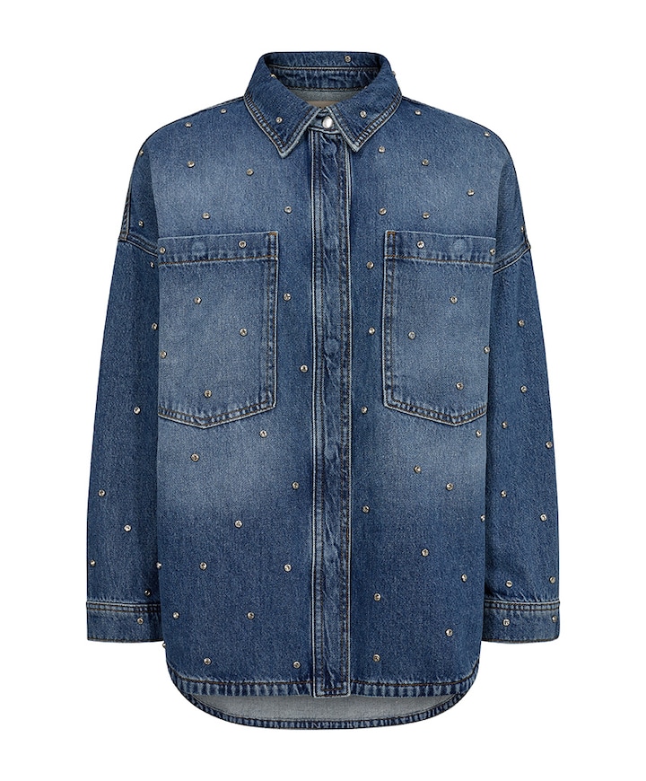 Blouse blauw