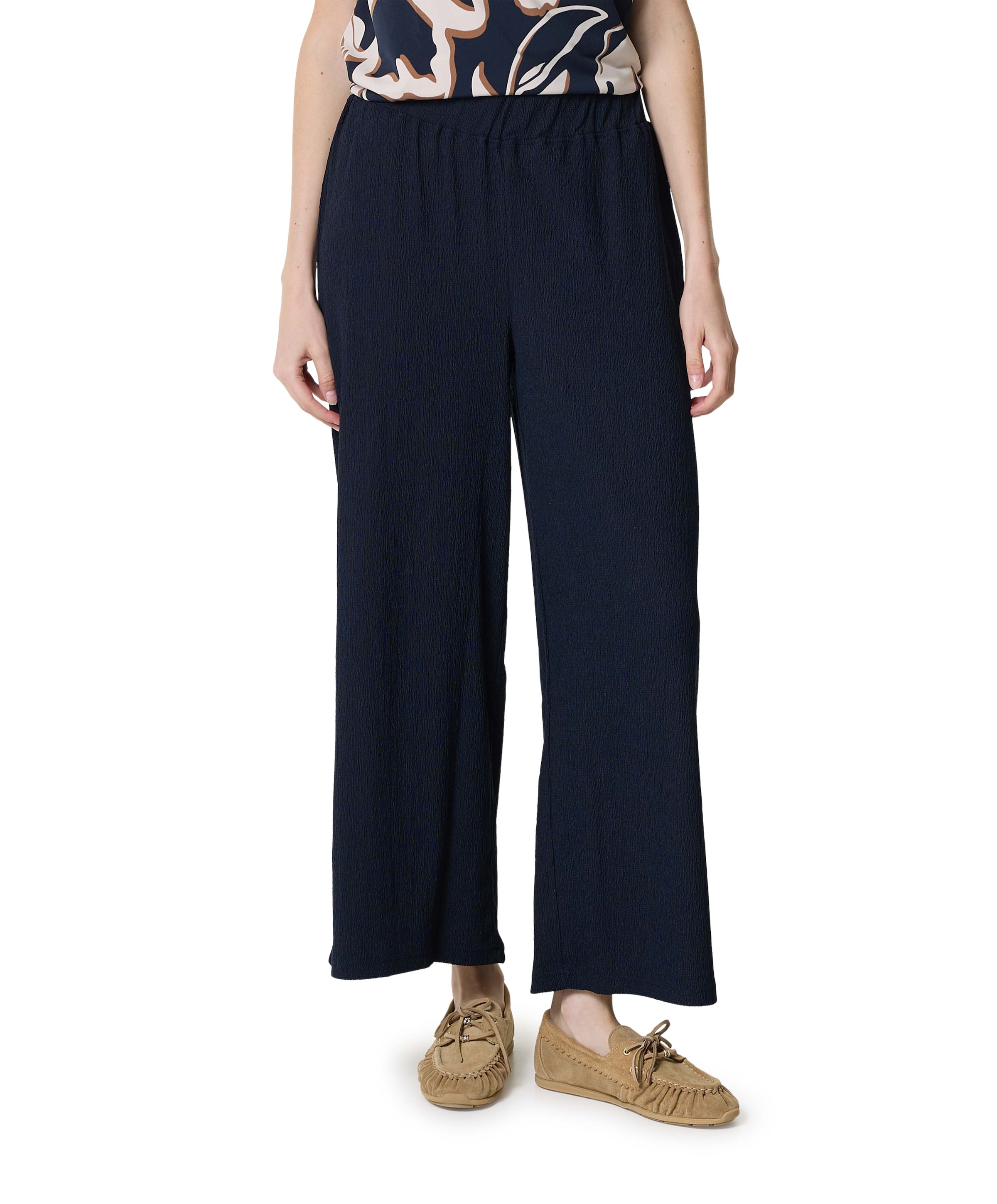 dames broek blauw