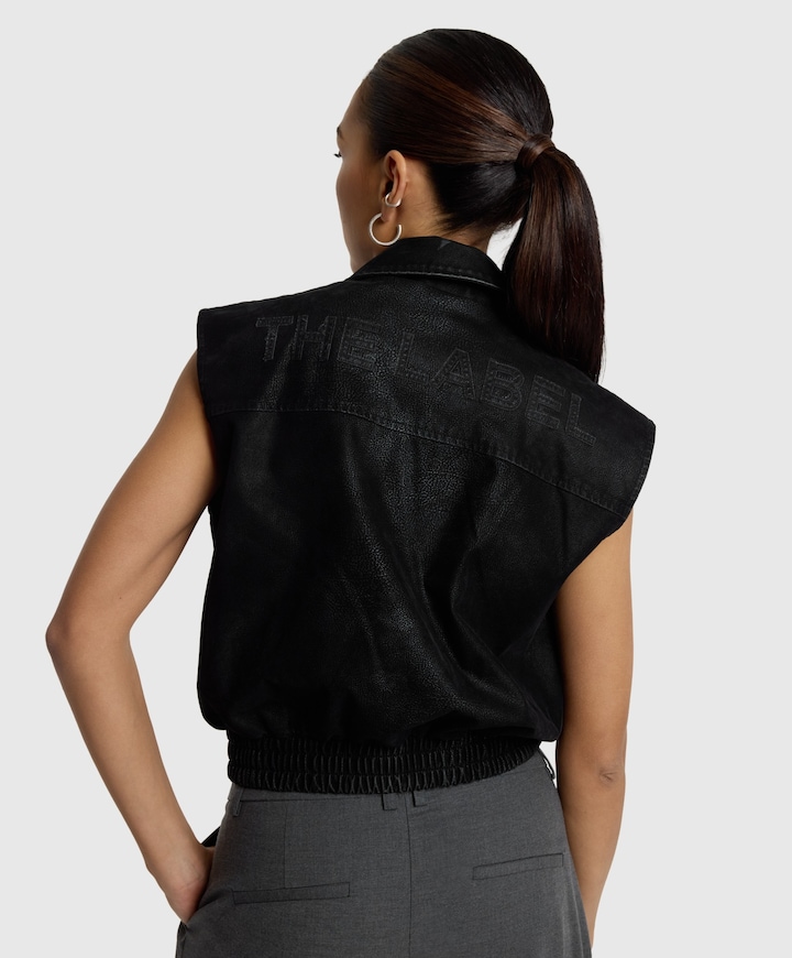 Dames gilet zwart