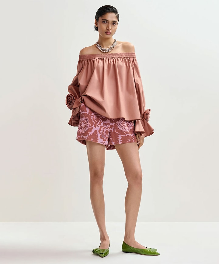 Dames blouse roze