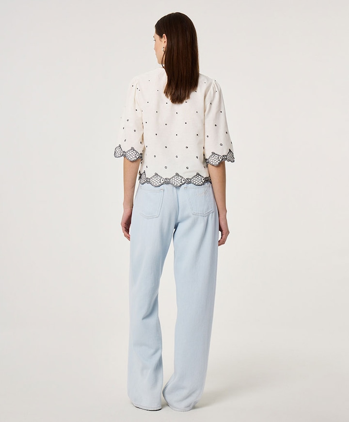 Dames blouse wit