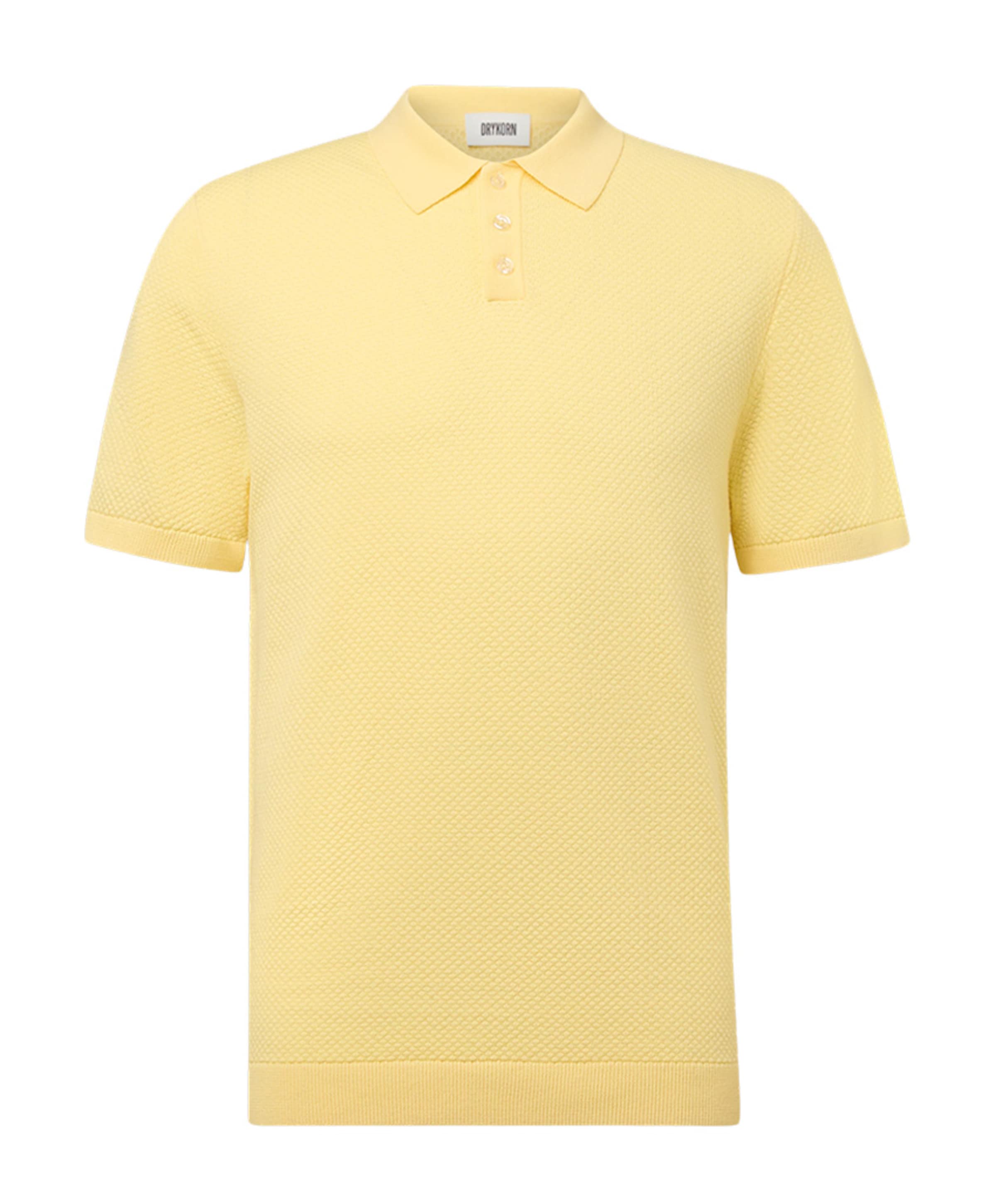 Heren polo geel