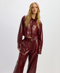 Dames blouse bordeaux