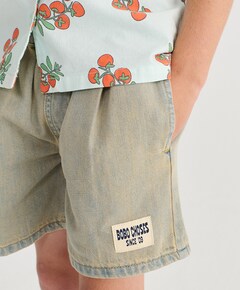 Denim bermuda uniseks korte broek grijs