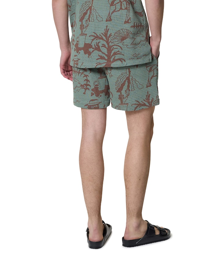Poplan porto shorts groen
