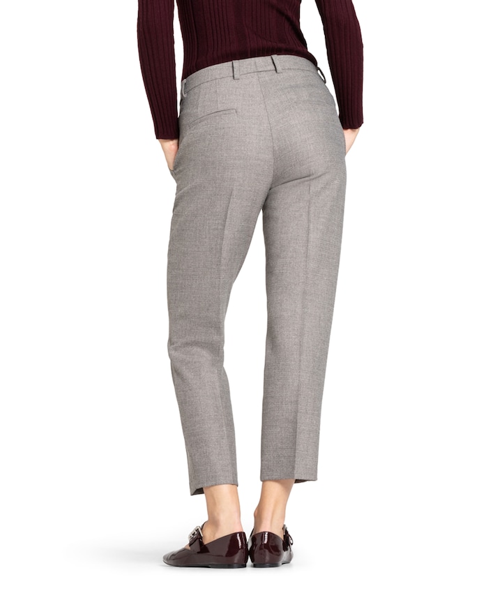 Krystal flap dames broek grijs