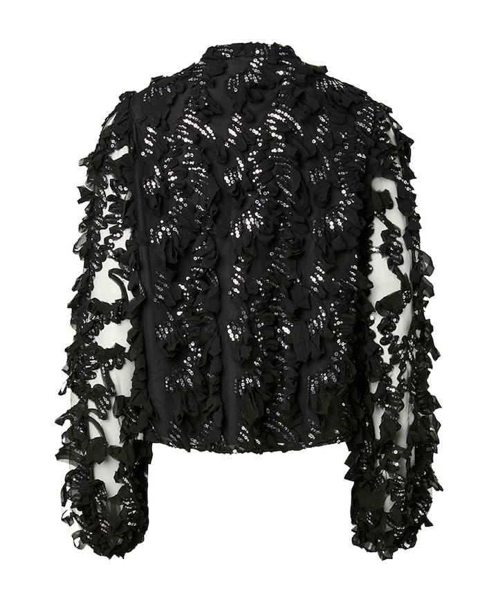 Dames blouse zwart