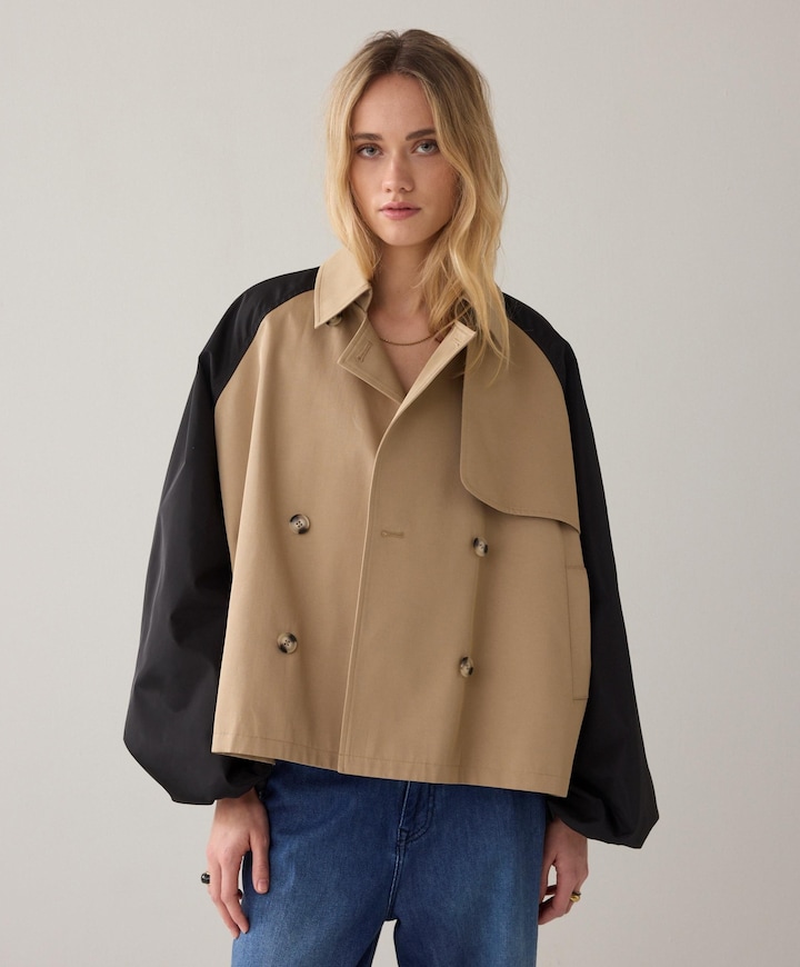 Dames jas beige