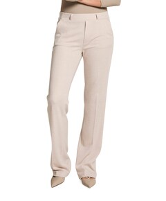 Hannah (Elastic) - Knitted Jacquard dames broek beige