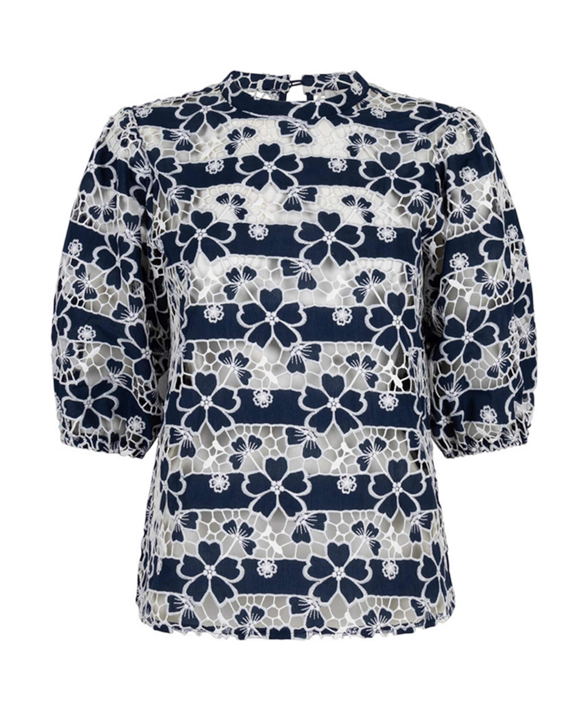 Dames blouse blauw